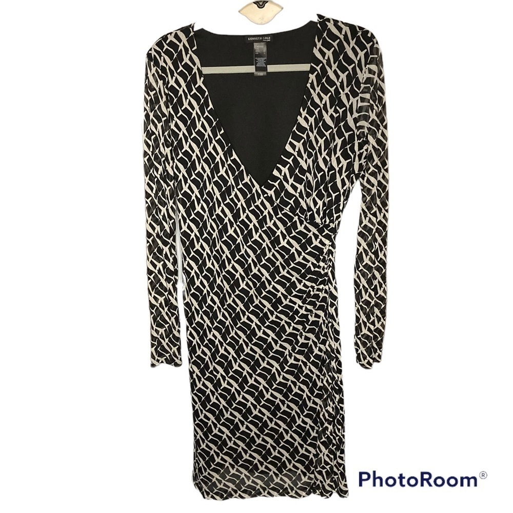 KENNETH Cole New York Dress 100% Silk,100% Polyester Lined